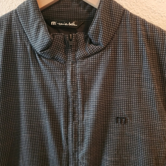 Travis Mathew Black & Gray Houndstooth Vest Mens Medium - Picture 2 of 7